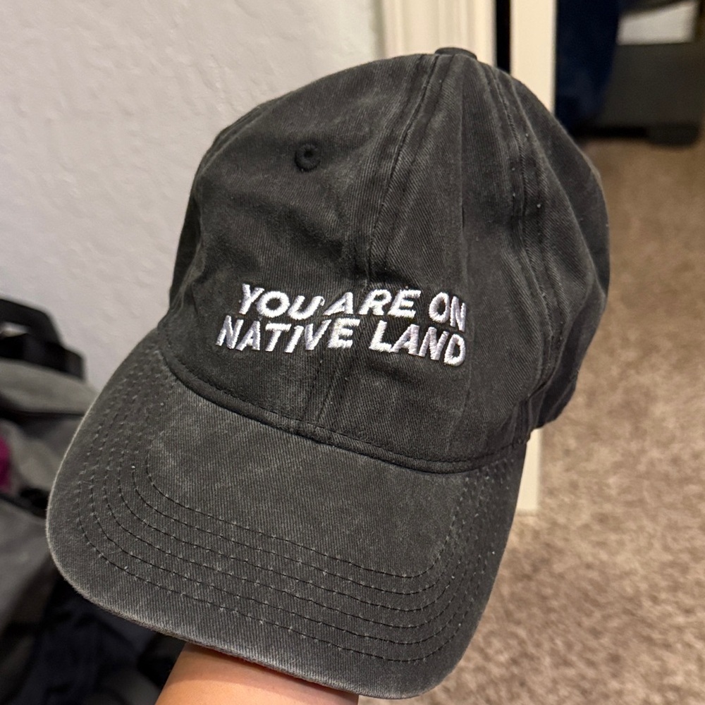 Black Embroidered Cap